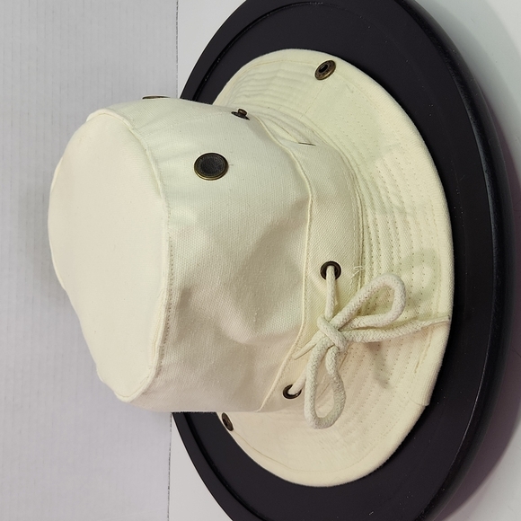 Misty Mountain Bosun White Canvas Outdoors Unisex Hat (XL) - Picture 4 of 14